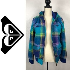 Colorful Roxy Hooded Jacket Size XL